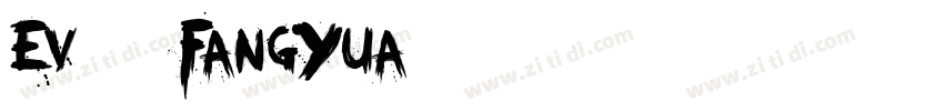 Ev   FangYua字体转换